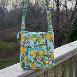 Vera Bradley Lemon Grove Hipster cross body.